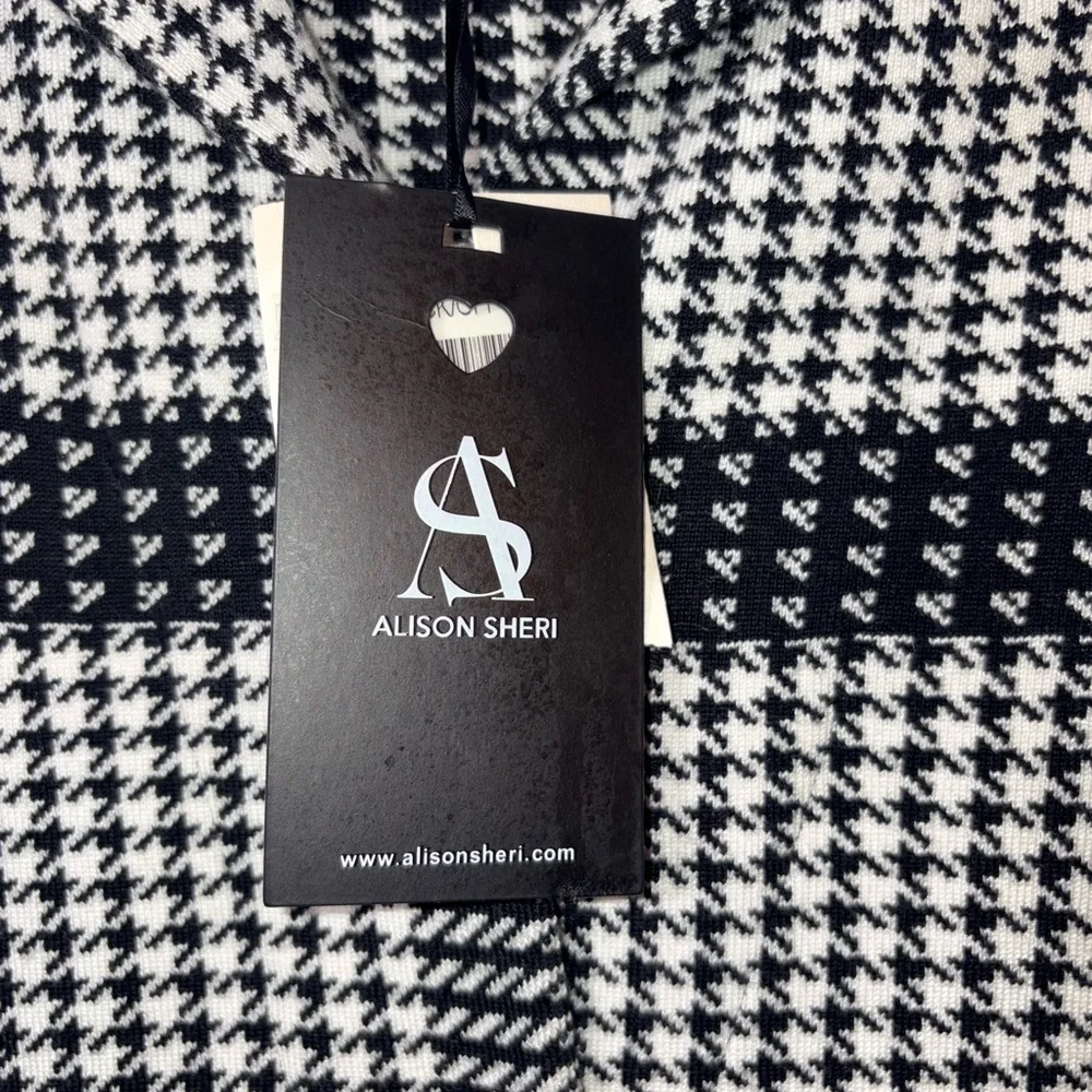 Alison Sheri Houndstooth Knit Jacket – NWT - Picture 4 of 10